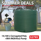 14,100 Litre Corrugated Poly Water Tank & Inox45 SUMMER DEALS PACKAGE