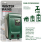 2x 24,000 Litre Corrugated Poly Water Tanks & DAB Esybox Mini WINTER RAINS PACKAGE
